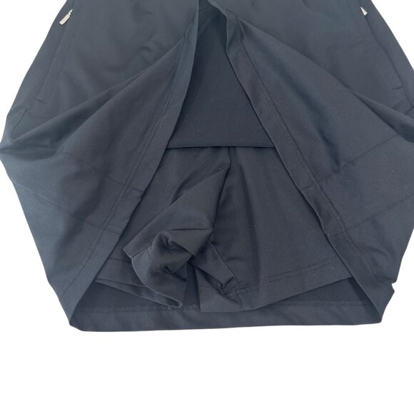 Astra Classic Women SZ Large Black Skort With Pockets Comfor High Rise - Picture 4 of 10